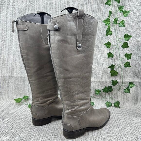 Sam Edelman Womens Penny 2 Grey Frost Riding Equestrian BOOTS Size 7M - Picture 5 of 12